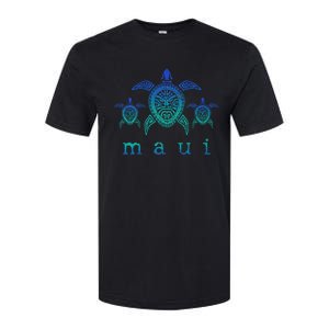 Maui Hawaii Sea Turtles Hawaiian Scuba Diving Softstyle CVC T-Shirt