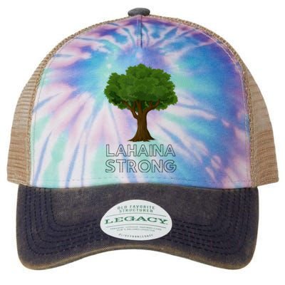 Maui Hawaii Strong Maui Wildfire Lahaina Survivor Legacy Tie Dye Trucker Hat