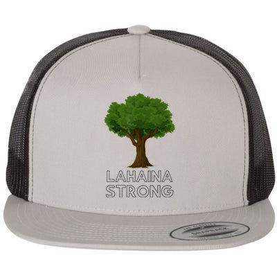 Maui Hawaii Strong Maui Wildfire Lahaina Survivor Flat Bill Trucker Hat