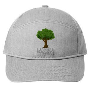 Maui Hawaii Strong Maui Wildfire Lahaina Survivor 7-Panel Snapback Hat