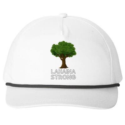 Maui Hawaii Strong Maui Wildfire Lahaina Survivor Snapback Five-Panel Rope Hat