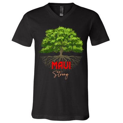 Maui Hawaii Strong V-Neck T-Shirt