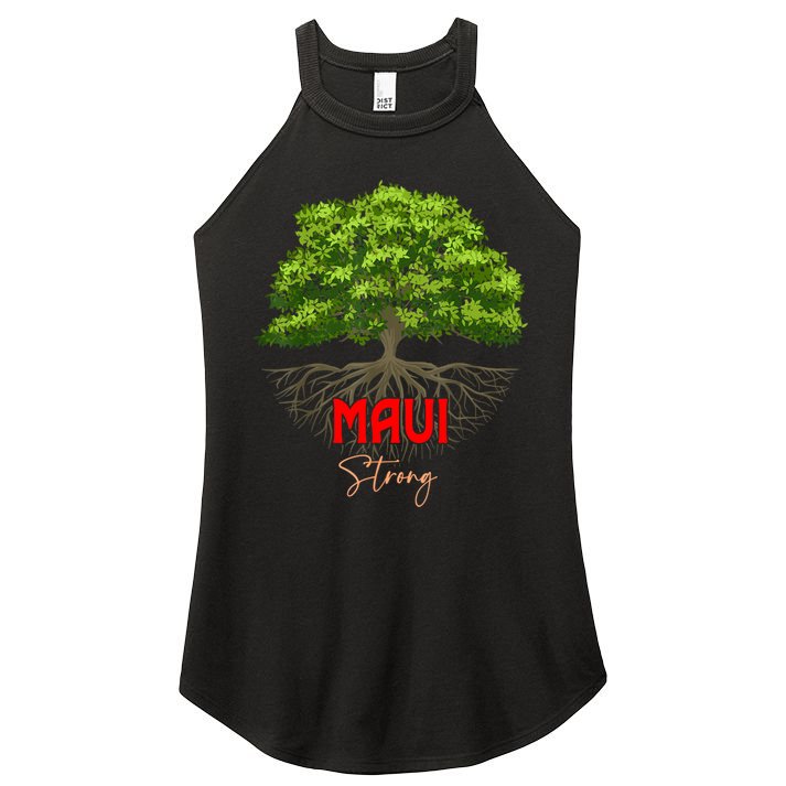 Maui Hawaii Strong Women's Perfect Tri Rocker Tank