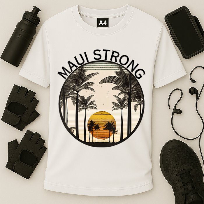 Maui Hawaii Strong Pray For Maui Pray For Lahaina Hawaii Performance Shirt