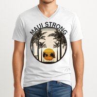 Maui Hawaii Strong Pray For Maui Pray For Lahaina Hawaii V-Neck T-Shirt