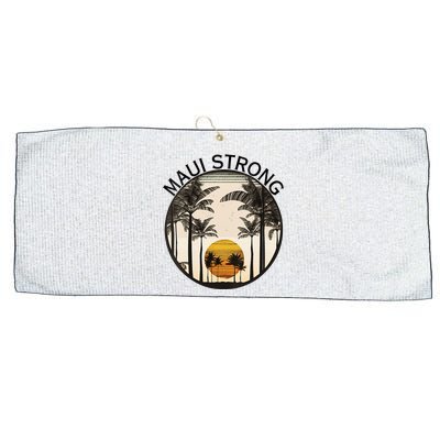 Maui Hawaii Strong Pray For Maui Pray For Lahaina Hawaii Large Microfiber Waffle Golf Towel