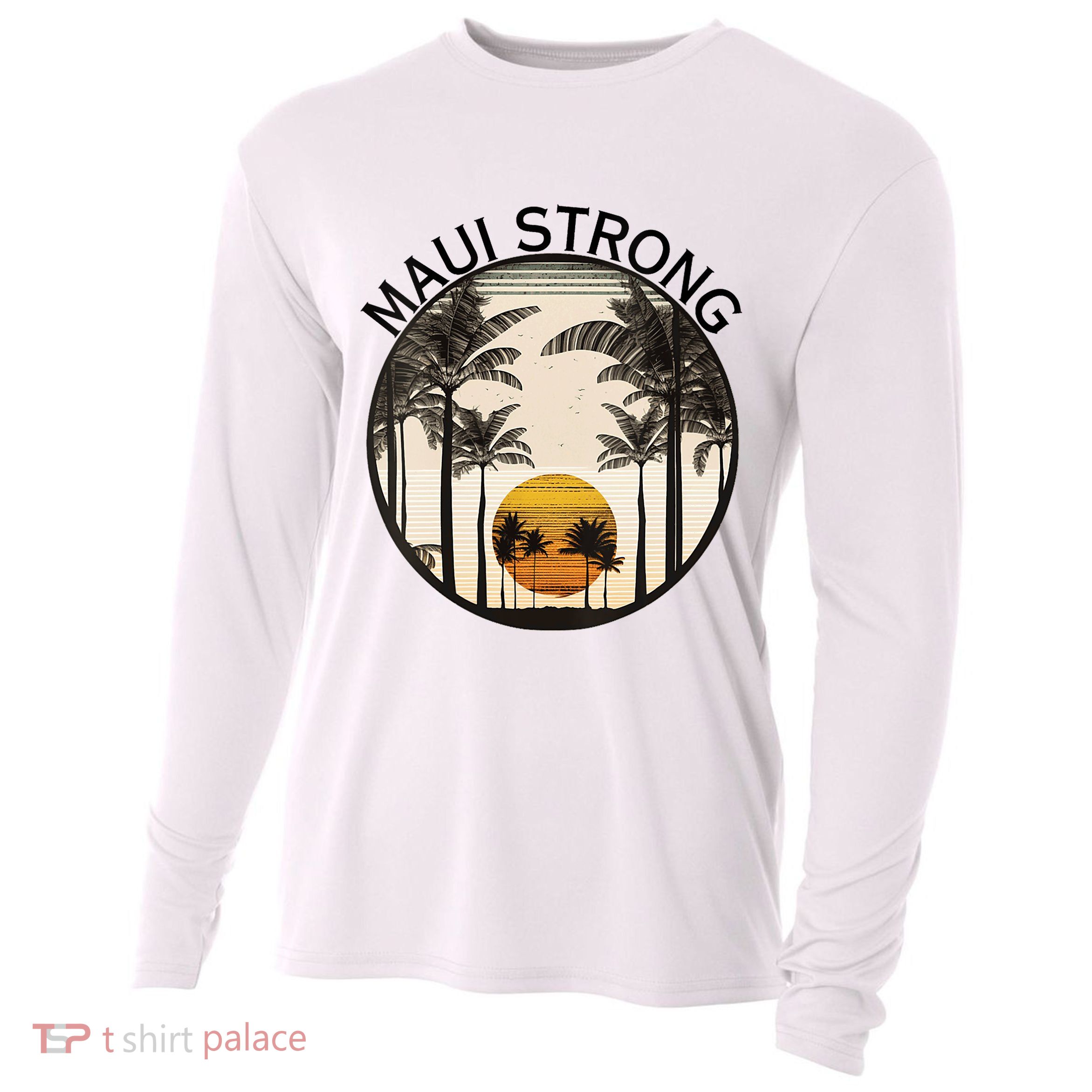 Maui Hawaii Strong Pray For Maui Pray For Lahaina Hawaii Cooling Performance Long Sleeve Crew