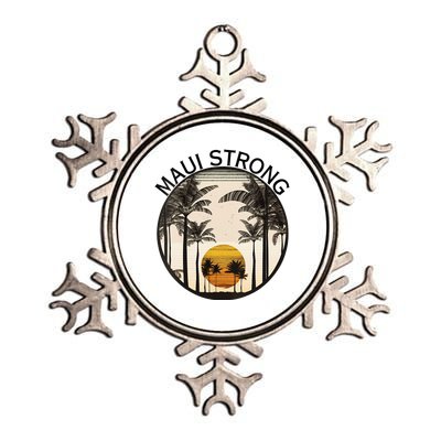 Maui Hawaii Strong Pray For Maui Pray For Lahaina Hawaii Metallic Star Ornament