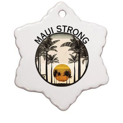 Maui Hawaii Strong Pray For Maui Pray For Lahaina Hawaii Ceramic Star Ornament