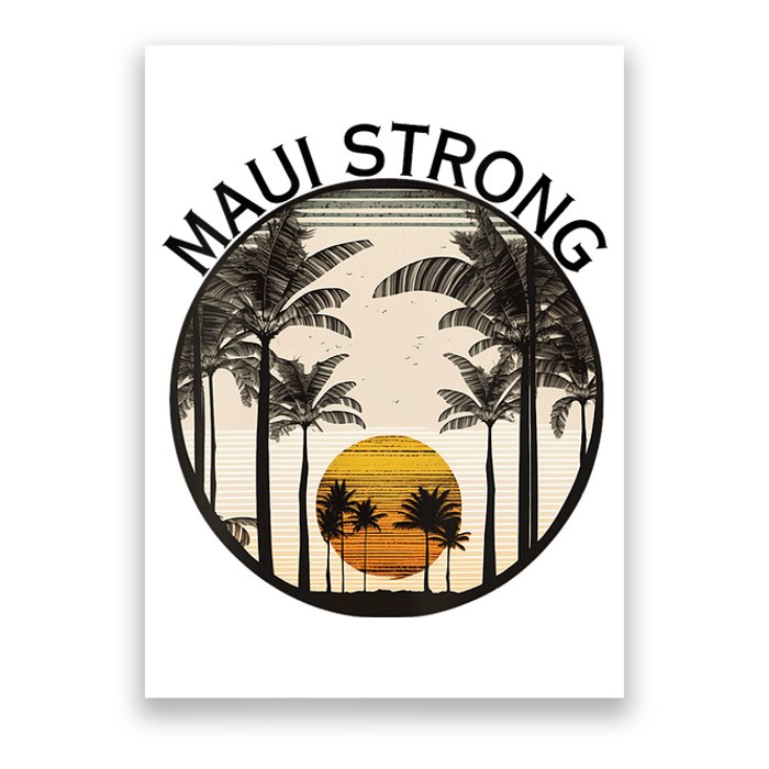 Maui Hawaii Strong Pray For Maui Pray For Lahaina Hawaii Poster