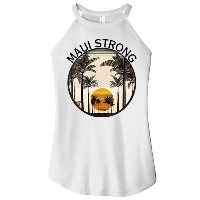Maui Hawaii Strong Pray For Maui Pray For Lahaina Hawaii Women's Perfect Tri Rocker Tank