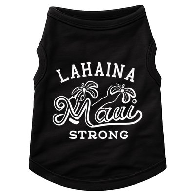 Maui Hawaii Shoreline Supportive Golden Maui Strong Lahaina Banyan Tree Doggie Tank