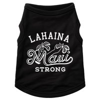 Maui Hawaii Shoreline Supportive Golden Maui Strong Lahaina Banyan Tree Doggie Tank