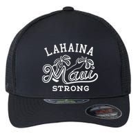 Maui Hawaii Shoreline Supportive Golden Maui Strong Lahaina Banyan Tree Flexfit Unipanel Trucker Cap