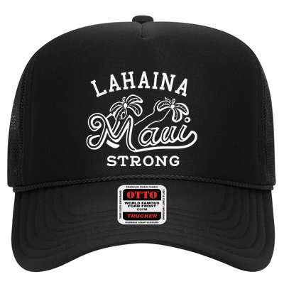 Maui Hawaii Shoreline Supportive Golden Maui Strong Lahaina Banyan Tree Trucker Hat