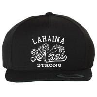Maui Hawaii Shoreline Supportive Golden Maui Strong Lahaina Banyan Tree Wool Snapback Cap