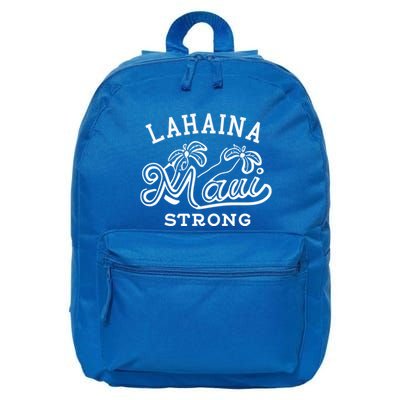 Maui Hawaii Shoreline Supportive Golden Maui Strong Lahaina Banyan Tree 16 in Basic Backpack