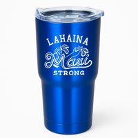 Maui Hawaii Shoreline Supportive Golden Maui Strong Lahaina Banyan Tree Tumbler