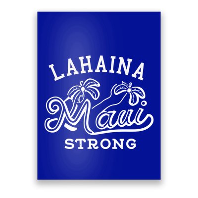 Maui Hawaii Shoreline Supportive Golden Maui Strong Lahaina Banyan Tree Poster