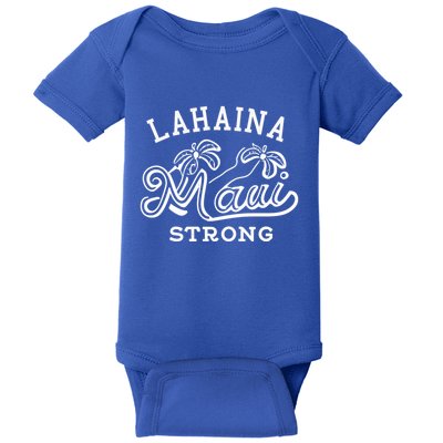 Maui Hawaii Shoreline Supportive Golden Maui Strong Lahaina Banyan Tree Baby Bodysuit