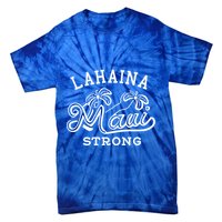 Maui Hawaii Shoreline Supportive Golden Maui Strong Lahaina Banyan Tree Tie-Dye T-Shirt