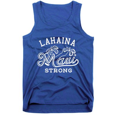 Maui Hawaii Shoreline Supportive Golden Maui Strong Lahaina Banyan Tree Tank Top
