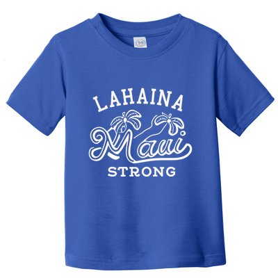 Maui Hawaii Shoreline Supportive Golden Maui Strong Lahaina Banyan Tree Toddler T-Shirt