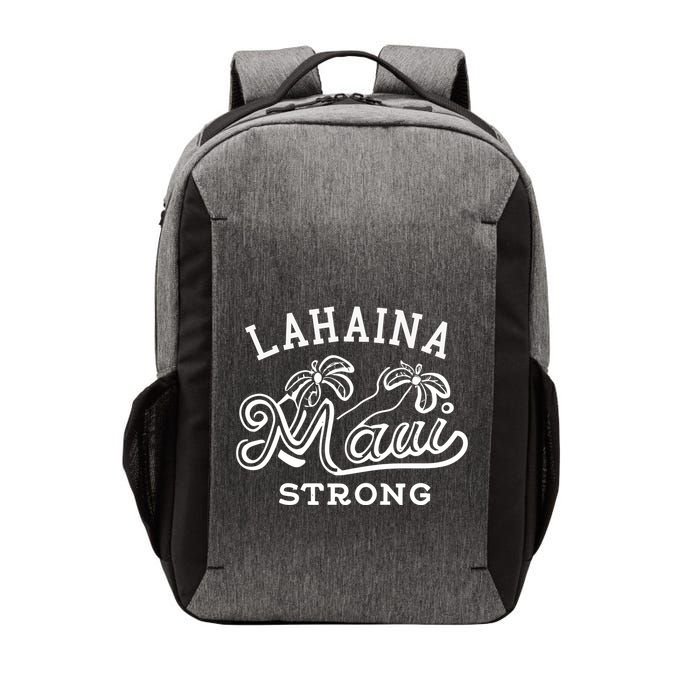 Maui Hawaii Shoreline Supportive Golden Maui Strong Lahaina Banyan Tree Vector Backpack
