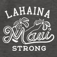 Maui Hawaii Shoreline Supportive Golden Maui Strong Lahaina Banyan Tree Vector Backpack