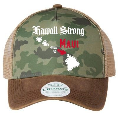 Maui Hawaii Strong Hawaii Stay With Maui Hawaii Legacy Tie Dye Trucker Hat