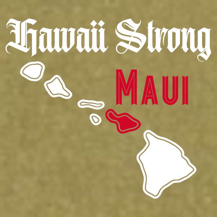 Maui Hawaii Strong Hawaii Stay With Maui Hawaii Garment-Dyed Women's Muscle Tee