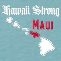 Maui Hawaii Strong Hawaii Stay With Maui Hawaii Sueded Cloud Jersey T-Shirt