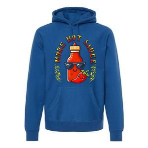 More Hot Sauce Spicy Food Lover Kawaii Premium Hoodie