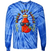 More Hot Sauce Spicy Food Lover Kawaii Tie-Dye Long Sleeve Shirt