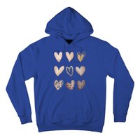 Melanin Hearts Skin Tone Gift Shades Of Melanin Black Pride Gift Hoodie