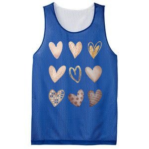 Melanin Hearts Skin Tone Gift Shades Of Melanin Black Pride Gift Mesh Reversible Basketball Jersey Tank