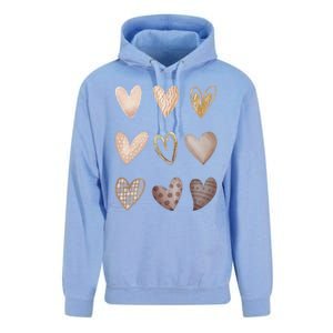 Melanin Hearts Skin Tone Gift Shades Of Melanin Black Pride Gift Unisex Surf Hoodie