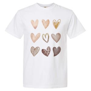 Melanin Hearts Skin Tone Gift Shades Of Melanin Black Pride Gift Garment-Dyed Heavyweight T-Shirt