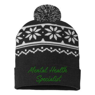 Mental Health Specialist USA-Made Snowflake Beanie