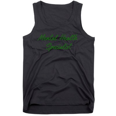 Mental Health Specialist Tank Top