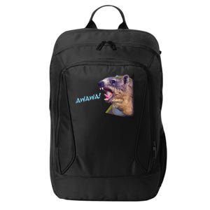 Mama Hyrax Screaming Mom Hyrax City Backpack