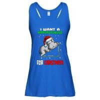 Math Hippopotamus Saying I Want A Hippopotenuse Gift Ladies Essential Flowy Tank