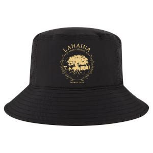 Maui Hawaii Shoreline Supportive Golden Maui Strong Lahaina Banyan Tree Cool Comfort Performance Bucket Hat