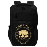 Maui Hawaii Shoreline Supportive Golden Maui Strong Lahaina Banyan Tree Impact Tech Backpack