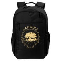 Maui Hawaii Shoreline Supportive Golden Maui Strong Lahaina Banyan Tree Backpack