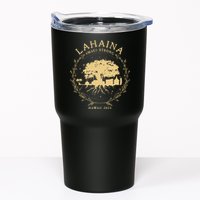 Maui Hawaii Shoreline Supportive Golden Maui Strong Lahaina Banyan Tree Tumbler