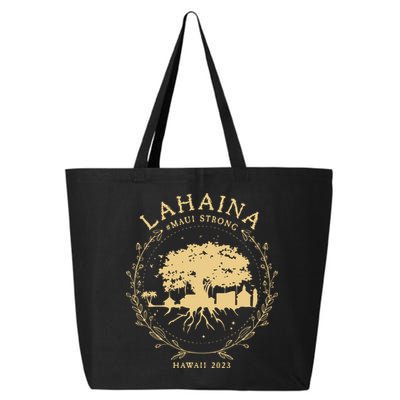 Maui Hawaii Shoreline Supportive Golden Maui Strong Lahaina Banyan Tree 25L Jumbo Tote