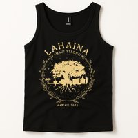 Maui Hawaii Shoreline Supportive Golden Maui Strong Lahaina Banyan Tree Tank Top