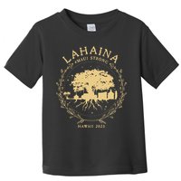 Maui Hawaii Shoreline Supportive Golden Maui Strong Lahaina Banyan Tree Toddler T-Shirt