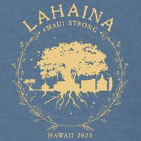 Maui Hawaii Shoreline Supportive Golden Maui Strong Lahaina Banyan Tree Garment-Dyed Sweatshirt